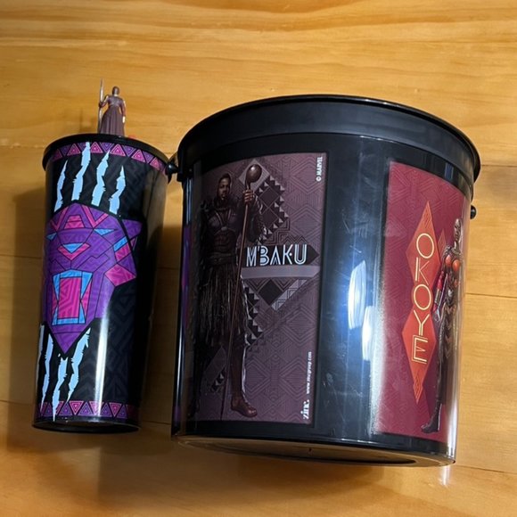 Wakanda Forever Cup and Popcorn Bucket - Picture 3 of 4